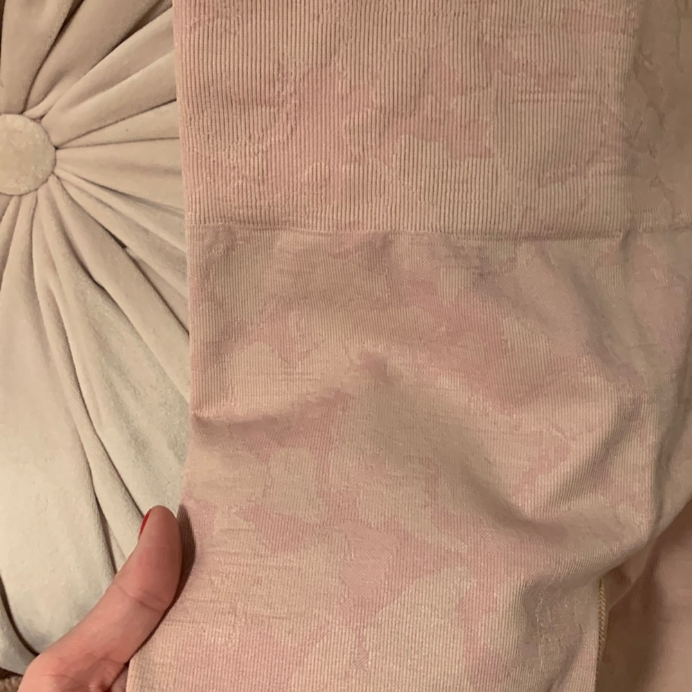 Gymshark light pink camo leggings